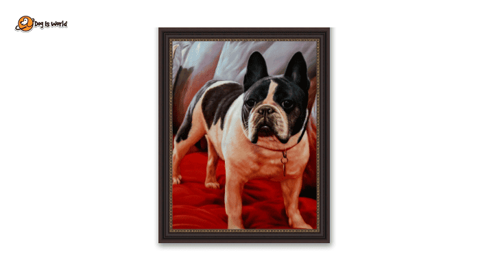Dog portrait as luxury gifts for dogs. 