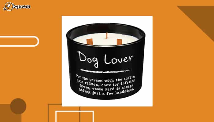 Dog Lover Jar Candle as gifts for dog lovers 