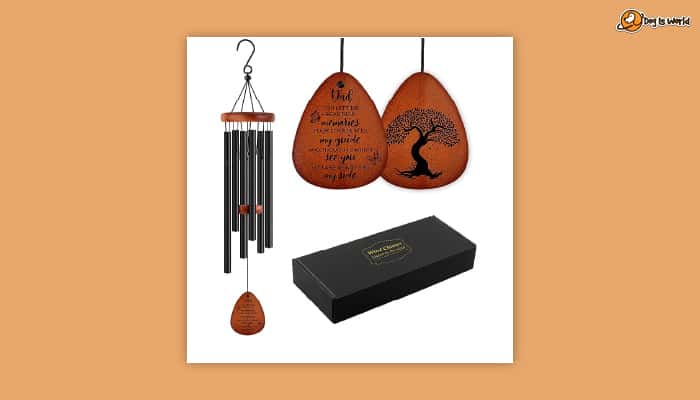 wind chimes as dog memorial gifts 