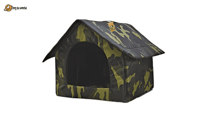 A tent as one of the best ideas for dog house.