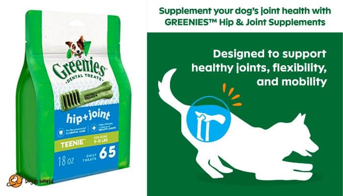 Hip and Joint Care Senior Dog Treats by Greenies