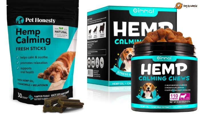 Pet Honesty Hemp Calming Dental Chews for Senior Dogs
