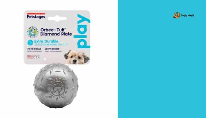 Planet Dog Orbee-Tuff Diamond Plate Ball